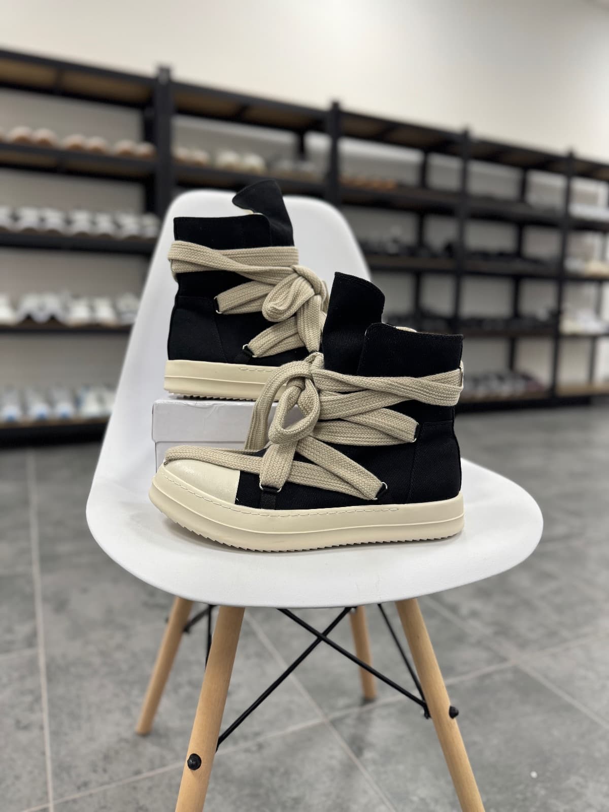 Rick Owens DRKSHDW Jumbolace Sneaks — 1