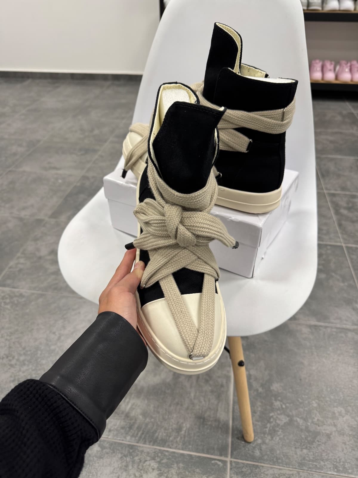 Rick Owens DRKSHDW Jumbolace Sneaks — 3