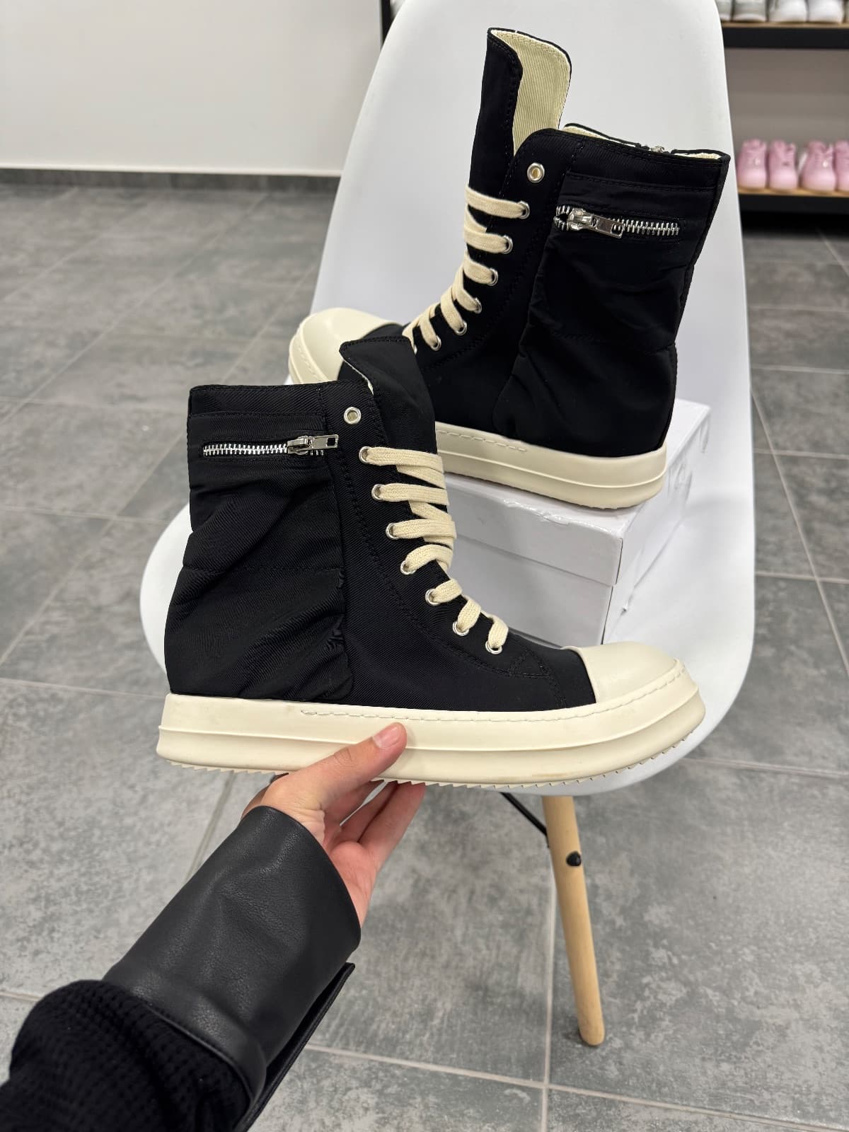 Rick Owens DRKSHDW High Sneaks — 2