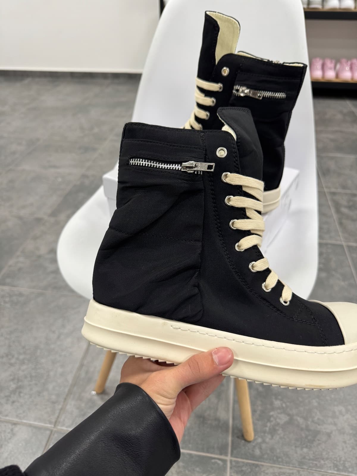 Rick Owens DRKSHDW High Sneaks — 3