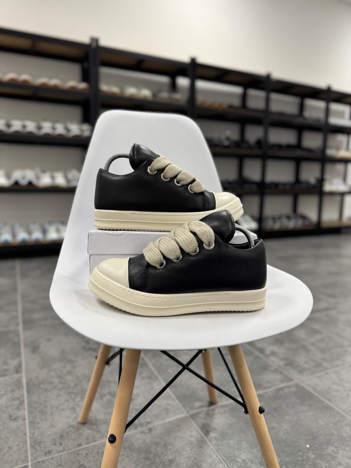 Rick Owens Jumbolace Low Sneaks — 1
