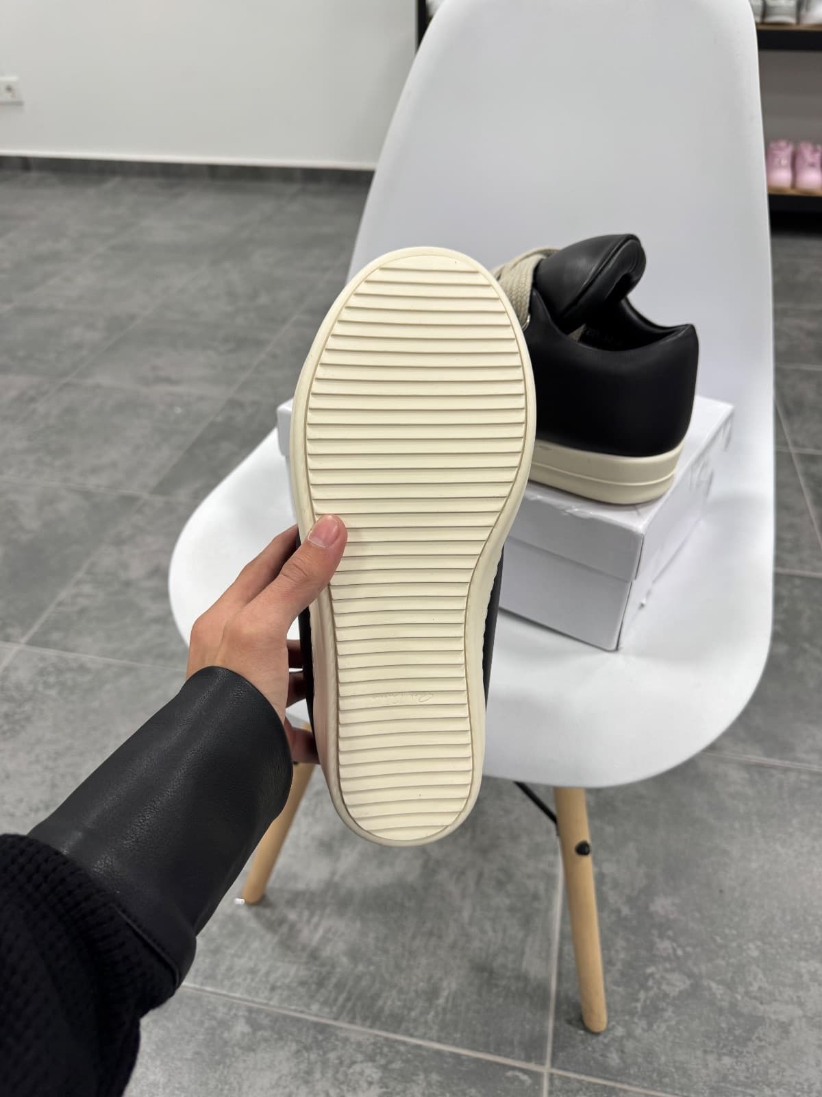 Rick Owens Jumbolace Low Sneaks — 4