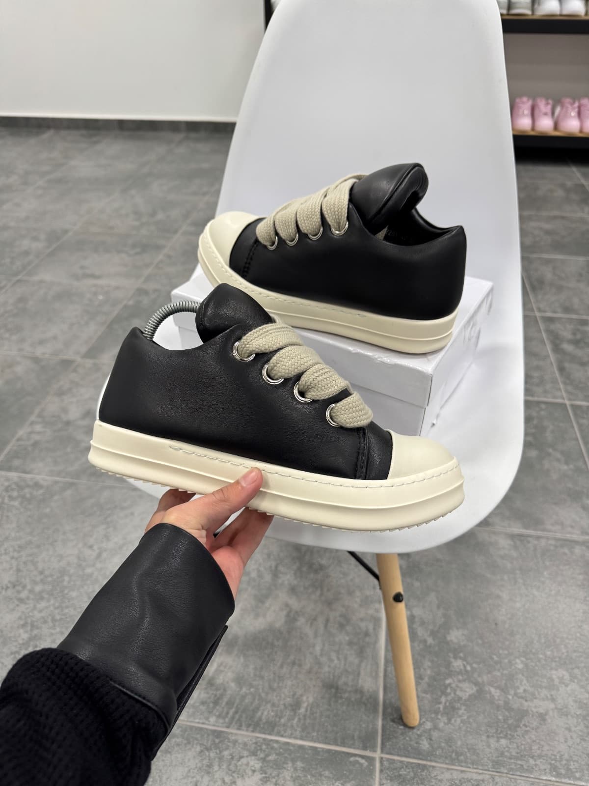 Rick Owens Jumbolace Low Sneaks — 2