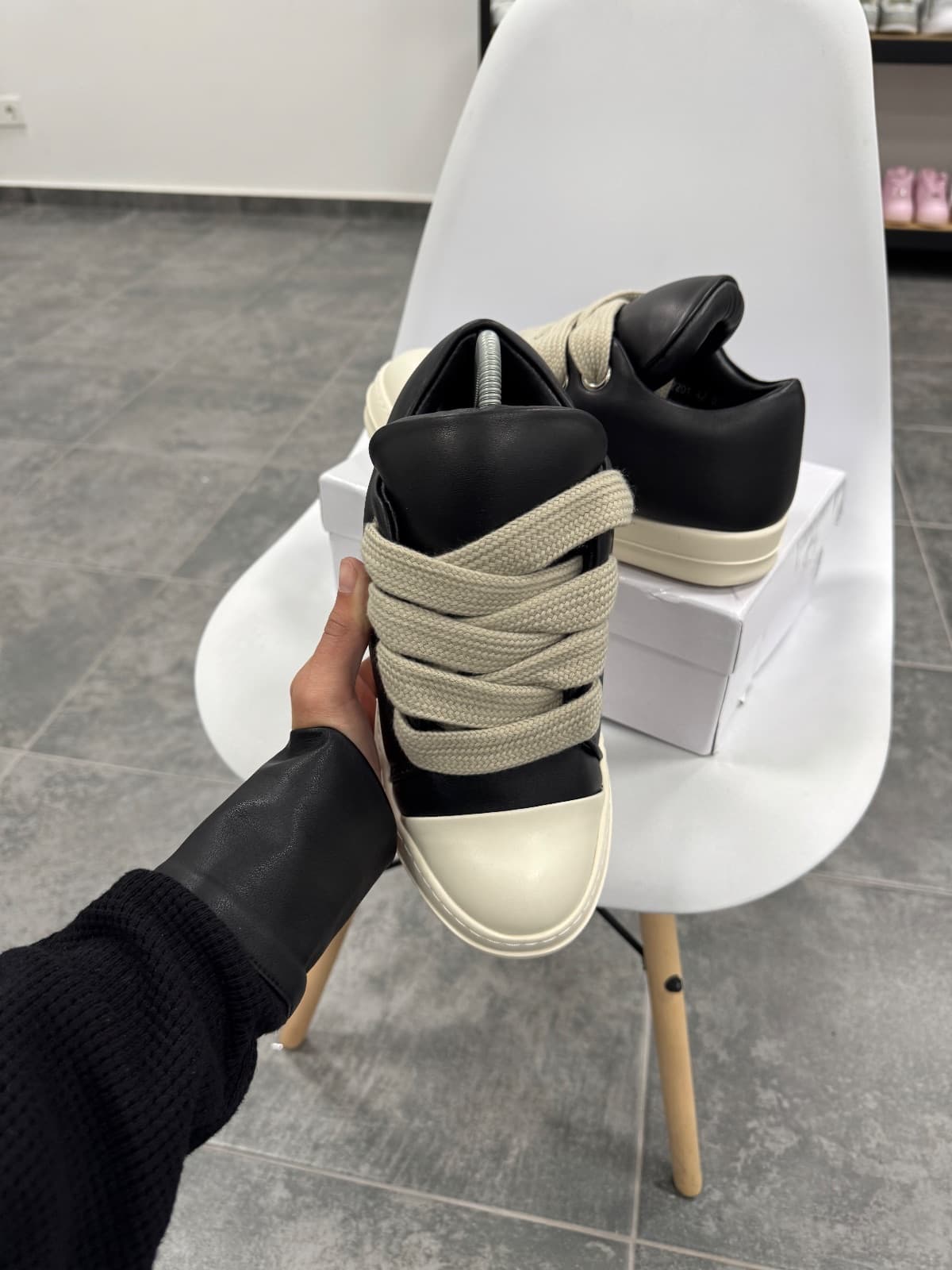 Rick Owens Jumbolace Low Sneaks — 3