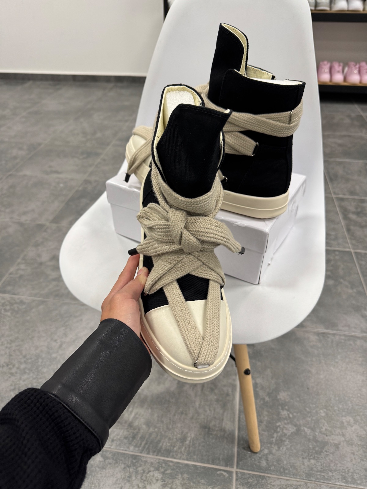 Rick Owens DRKSHDW Jumbolace Sneaks — 3