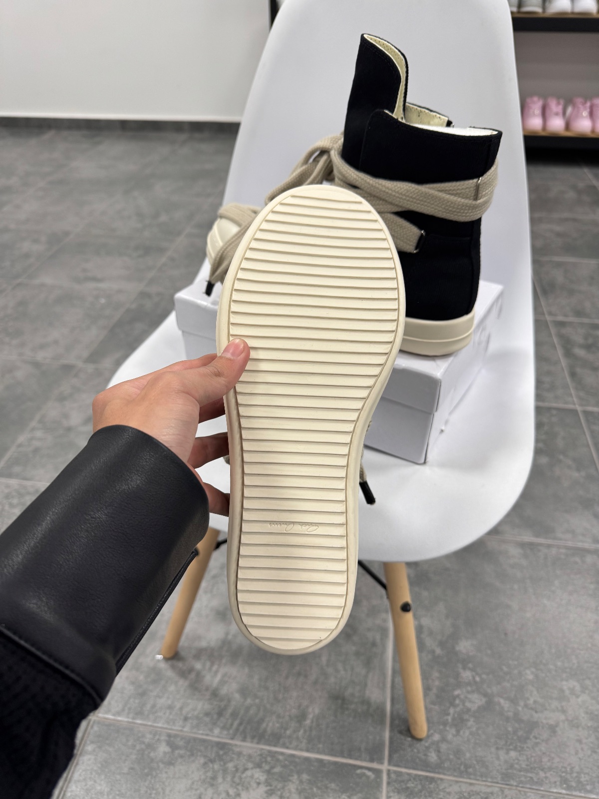 Rick Owens DRKSHDW Jumbolace Sneaks — 4