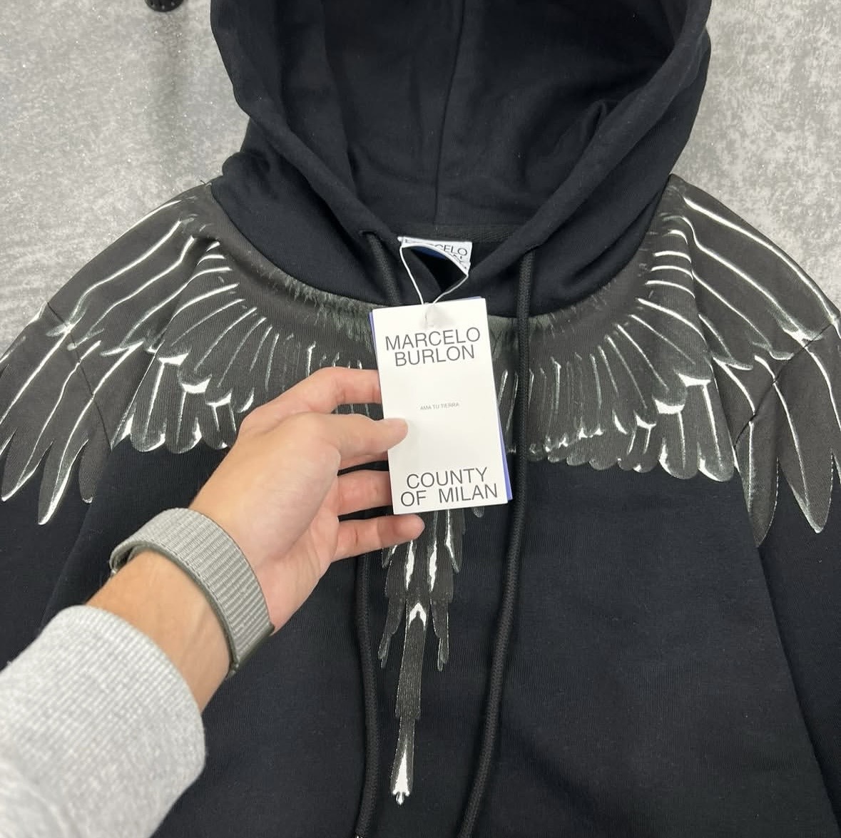 Marcelo Burlon County of Milan Wings Hoodie — 2